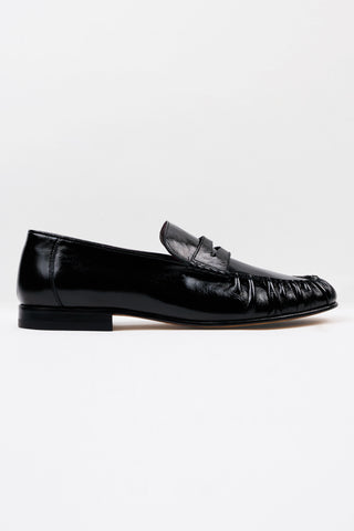 Ruched Penny Loafer