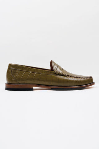 Crocodile Penny Loafer No.3
