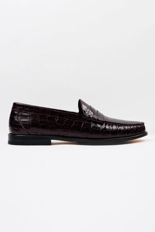 Crocodile Penny Loafer No.2
