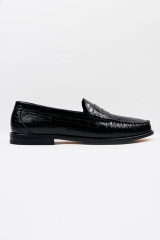 Crocodile Penny Loafer