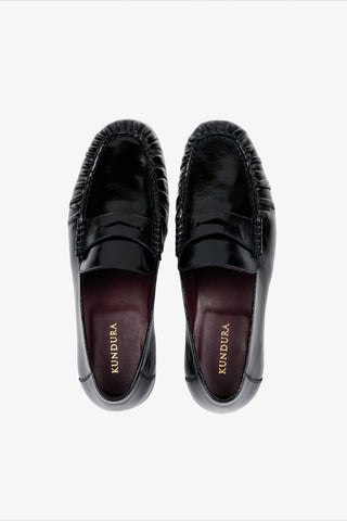 Ruched Penny Loafer