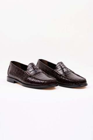 Crocodile Penny Loafer No.2