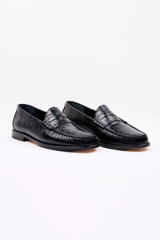 Crocodile Penny Loafer